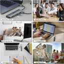 Acer USB C Hub, 7 in 1 Multi-Port Adapter for Laptop, 4K, HDMI Splitter with 2 USB A 3.1 & Type-C to HDMI Data Port, PD 100W Charging, SD Card Reader for Computer, Desktop, Space Grey