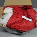 ZPISF 10 FT Santa Sleigh with Reindeer Christmas Inflatables Outdoor Decorations, Christmas Blow Up Yard Decorations for Garden Lawn Xmas Decor (Red)