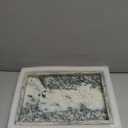 Marble Bathroom Tray for Countertop & Home Decor, Natural Decorative Marble Tray for Jewelry & Perfume Organizer, Luxury Stone Vanity Trays for Dresser, Kitchen Counter, 12" x 8", Jade Green