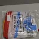 Kingdder 12 Pcs Rocket Drawstring Bags Party Favor Bags Rocket Space Themed Sport Astronaut Backpack Candy Goodie for Kids