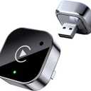 2025 Upgraded Wireless CarPlay Adapter for iPhoneAndroid, Mini Wired to Wireless Adapter for CarPlay Android Auto, Plug and Play, Stable Connection & No Latency