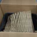 IRIS USA Airtight Dog Food Storage Container, WeatherPro, Up to 40 lbs, Removable Wheels, for Dog Cat Bird and Other Pet Food Storage Bin, Keep Fresh, Translucent Body, Made in USA, Smoke/Black