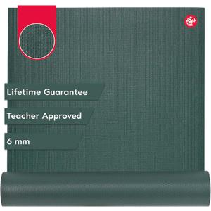 Manduka PRO Yoga Mat - 6mm | Lifetime Durability | Hygienic Construction | Premium Studio Quality | Teacher Approved, Size: 71" x 26"