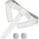 Replacement Head Strap for Oculus Quest 2 Headset, Headstrap for Meta Quest 2 PC Virtual Reality Headsets VR Accesories with 1 Pair Thumb Grip Caps