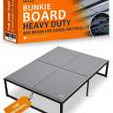 Meliusly Heavy Duty Bunkie Board Full Size (54x75) - Non-Slip Breathable Bed Support Board for Slatted Bed Frame, Anti-Sag Under Bed Support, Noise Minimizing Moisture Resistant Bed Board