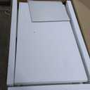 DWVO Computer Desk with Drawers, 47.2" Office Desk with Power Outlets & LED Light, Home Office Desk with Storage Shelves, White & Oak