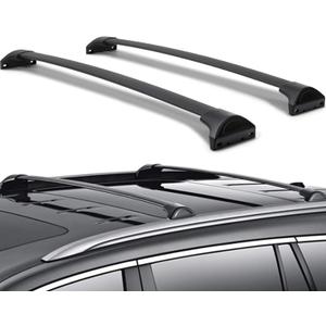 Roof Racks Cross Bars Compatible with The Following Models:Honda Pilot 2016-2022 Flush Rails Cargo Bag Kayak Bike Luggage Snowboard Carrier Roof Racks Cross Bars 2PCS