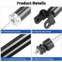 Rear Shock Absorber Struts Assembly Compatible with 2007-2018 Nissan Altima (Exc. Hybrid), Replace for 5637, 2Pcs