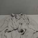 Muslim Chiffon Abaya for Women Open Front Cardigan Modest Dress with Hijab Scarf Middle East Arabian Robe Islamic Long Dress (Small, Grey)