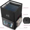 Car Trash Can with Lid - Trash Bag Hanging with Storage Pockets Leak-Proof SUV Organizer Collapsible and Portable Waterproof Truck Garbage Bin, 2.6 Gal Large Capacity Multipurpose Trash Bin for Van