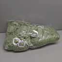 150 Pcs Spandex Chair Sashes Bows Stretch Chair Cover Band with Heart Shaped Buckle Universal Elastic Ties for Wedding Banquet Event Party Decoration(Grass Green)