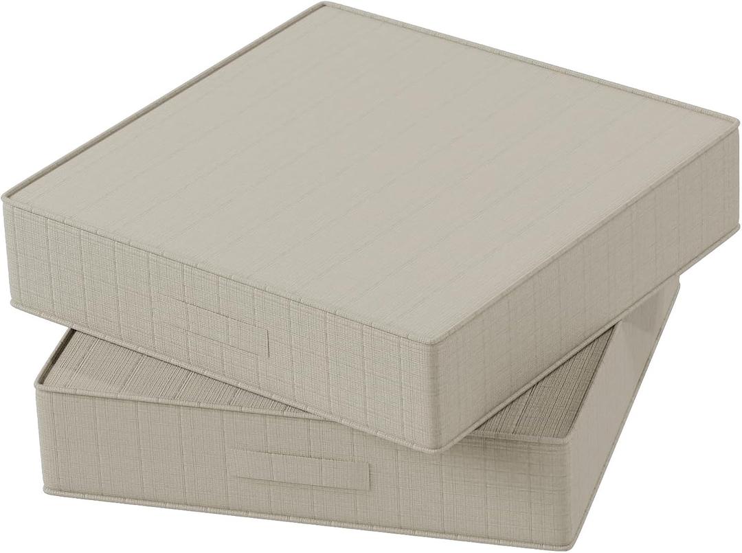 Outdoor Olefin Chair Cushions 22"x22"x5" Set of 2 Waterproof Patio Seat Cushions for Patio Furniture with 4-Level Color Fastness Sofa Pads with Handle DIY Straps for Yard Garden, Beige