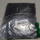 BORIFLORS Women's Bodycon Ruched Mesh Long Sleeve Maxi Dress Mermaid Ruffle Formal Cocktail Party Long Dresses, Small, Black