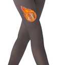 Fleece Lined Tights for Women Translucent Thermal Pantyhose Fake Warm Thick Leggings for Winter 200g     (XL)