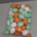 Syhood 72 Pcs Wooden Fake Eggs Fake Chicken Eggs Bulk for Crafts Get Hens to Lay Nesting Home Decor Kitchen DIY Craft Play (Classic Color)