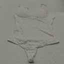 White Laced Bodysuit for Women Size XL
