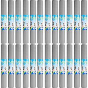 3 mm Thick Yoga Mat Bulk, Non Slip Exercise Workout Fitness Pad for Women Men, Gym Home Yoga Pilates, Easy to Clean, Sturdy PVC (Gray)