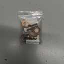 X AUTOHAUX 2pcs Stainless Steel AN3 3/8-24 Thread Turbo Brake Line Banjo Bolt with Copper Washers Single Banjo Bolt 25mm Length