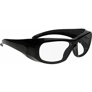 Lead Glasses, X-Ray Radiation Eye Protection.75mm Pb, Retro Classic Style, Economical (Black)