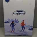 Sunflower Cooling Quilted Queen Mattress Protector, Mattress Pad Queen Chill Soft Mattress Cover, 18-22" Extra Deep Pocket Thin Version, Machine Washable Durable