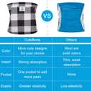 CuteBone Dog Diapers Male Washable Belly Band for Male Dogs Wraps 3pcs a Pack DM27M, M
