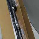 ALLZONE Adjustable Tension Curtain Rod, 42 to 78 Inches, Spring Loaded Curtain Rods No Drilling, Renter Friendly Tension Rod for Windows, Shower, Closet, No Drill, Non-Slip, Black