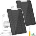 Premium Solar Panel for Google Nest Camera, 5W Camera Solar Panel Power for Google Nest Cam Outdoor & Indoor (Battery Version), Special Made for Google Nest Cam, IP65 Waterproof, w/ 13ft Cable, 2 Pack