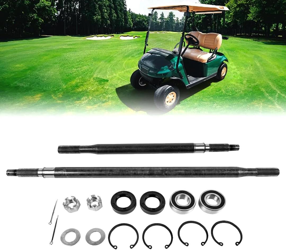 20377-G11 20377-G12 Rear Axle Shaft Kit Replacement for 1994-2013 EZGO TXT Medalist Electric Golf Carts