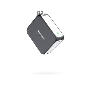 yoocas Portable Power Bank, 2in1 Hybrid Charger-5000mAh 20W Portable Charger with 45W GaN Charger-USB C Dual Ports for MacBook, Dell, Samsung, iPhone, iPad, Switch,Steam Deck and ect-Black & White