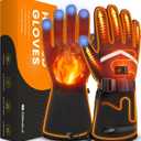 Heated Gloves for Men and Women, Rechargeable Hand Warmers with Touchscreen, Waterproof Electric Heated Ski Glove for Winter Outdoor Work Hunting Camping Hiking Skiing Raynaud (X-Large)