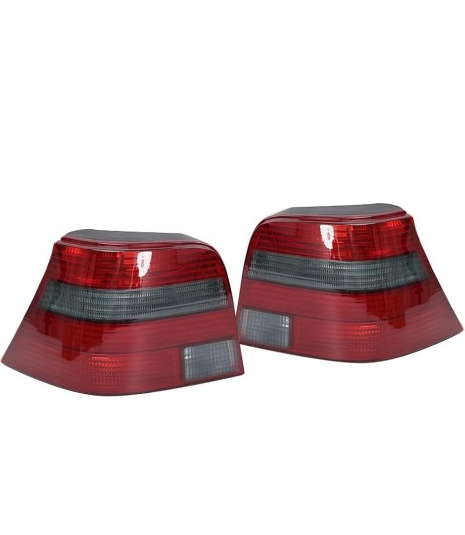 2X Rear Brake Stop Tail Light Lamp for Volkswagen Golf MK4 1998-2002 (Smoked)