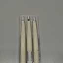 GenSwin Flameless Taper Candles with Remote Timer, Real Wax LED Flickering Candlesticks Battery Operated 3D Wick for Wedding, Party, Home(Ivory, 9.84", Set of 3)