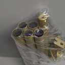 Gold Extra Long Curtain Rods 120-inch to 170-inch, 1 inch Heavy Duty Drapery Rod for Outdoor Patio, Living Room, Bedroom, Sliding Door, Modern Adjustable Curtain Pole 10-14ft