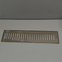 HVAC Premium 12" x 2" Toe Space Grille - HVAC Vent Cover [Outer Dimensions: 13.5 X 3.5] - Brown