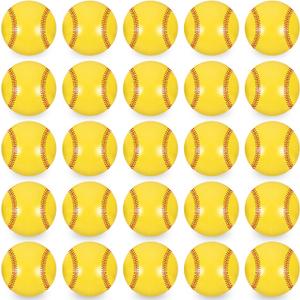 Whaline 25Pcs 16'' Inflatable Beach Balls Pool PVC Balls for Summer Beach Party Decorations Water Sand Game Toy Accessories