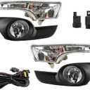 Front Fog Lights with Cover Turn Signal Light Assembly kit Fit for Altima 2013-2015 NI2531118