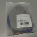 2 Pack Sensory Activity Board Silicone Fidget Toy, Double-Sided Rainbow Sensory Toys for Autism, Stress, Anxiety, ADHD, Kids 3+& Adults, Includes Travel Bag & 24 Strings, Red & Dark Blue