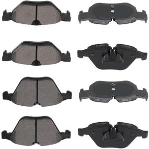 CCIYU D918 D1267 8pcs Front & Rear Ceramic Brake Pads Kits for BMW 328i, 328i xDrive, 328xi, X1