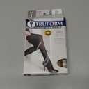Truform Sheer Compression Stockings, 8-15 mmHg, Women's Thigh High Length, 20 Denier, Beige, Medium