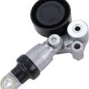 Belt Tensioner Assembly with Pulley Fits 2004-2024 Mazda 3 2013-2024 CX-5 CX-50 2003-2019 Mazda 6 2016-2022 Mx-5 Miata 2016-2023 CX-9 2016-2021 CX-3 2022-2024 CX-30 2.0L 2.5L Replace#PE7W-15-980