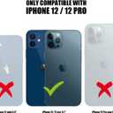 Nvollnoe for iPhone 12/iPhone 12 Pro Case with Card Holder Heavy Duty Protective Dual Layer Shockproof Hidden Card Slot Slim Wallet Case for iPhone 12/12 Pro for Men&Women(Green)