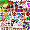 530 PCS Halloween Party Favors for Kids, Halloween Toys Bulk for Goodie Bags Fillers, Non-Candy Treats, Classroom Prizes, Halloween Gifts for Boys Girls