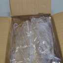 18 Pcs Clear Plastic Serving Utensils Set - 6 Clear Plastic Serving Spoons, 6 Tongs And 6 Forks - Heavy Duty Disposable Serving Utensils Set For Parties