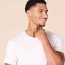 Amazon Essentials Men's V-Neck Undershirt, Breathable Cotton, Pack of 6