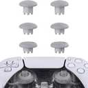 eXtremeRate Edge Sticks Swappable Thumbsticks for PS5 Controller, New Hope Gray Replacement Interchangeable Analog Stick Joystick for PS4 Controllers Universal