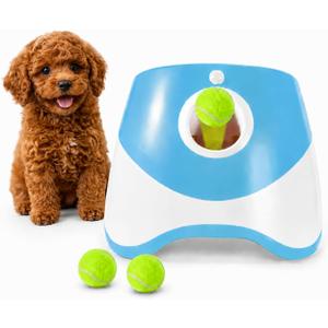 Automatic Dog Ball Launcher with 3 Adjustable shoot distance, Rechargeable