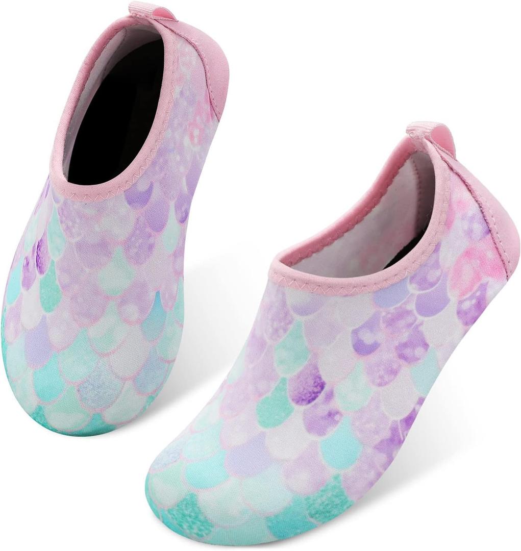 2 x Centipede Demon Kids Water Shoes Girls Boys Breathable Quick Dry Barefoot Aqua Sock Shoes for Swim Pool Beach Outdoor Water Sports 2.5-3.5 Little Kid