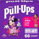 Pull-Ups Girls' Potty Training Pants, Size 5T-6T Training Underwear (46+ lbs), 66 Count