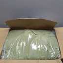 Bedding_Dreamer Olive Green Ruffle Comforter Set King, 3 Pieces Shabby Chic Farmhouse Bedding, Soft Microfiber Comforter with Matching Shams, All Season