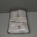 Pinch Pleated Taupe 105 Inch Length Floor to Ceiling Curtains 2 Panels Set, Memory Trained Light Filtering Linen Semi Sheer Privacy Extra Long Windows Curtain & Drapes for Bedroom Greyish Brown